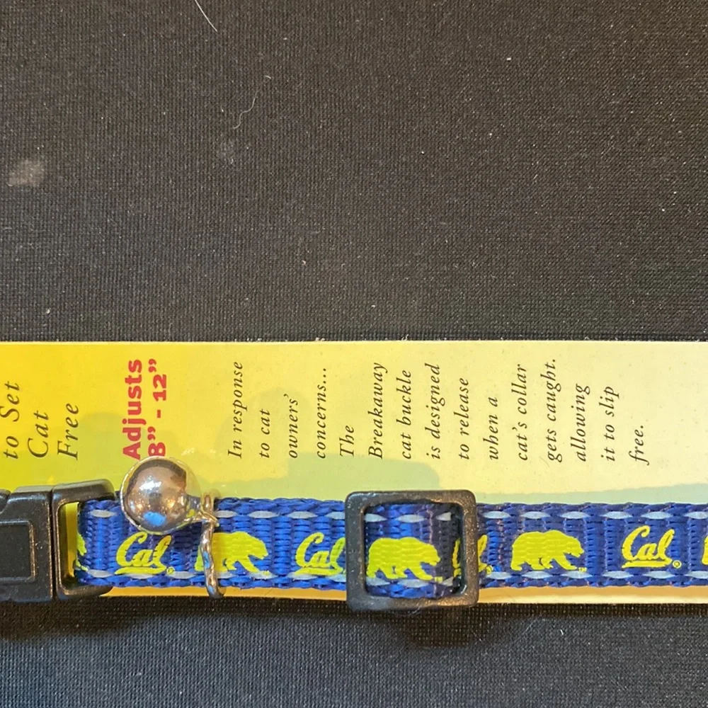 University of California Berkeley Breakaway Cat Collar